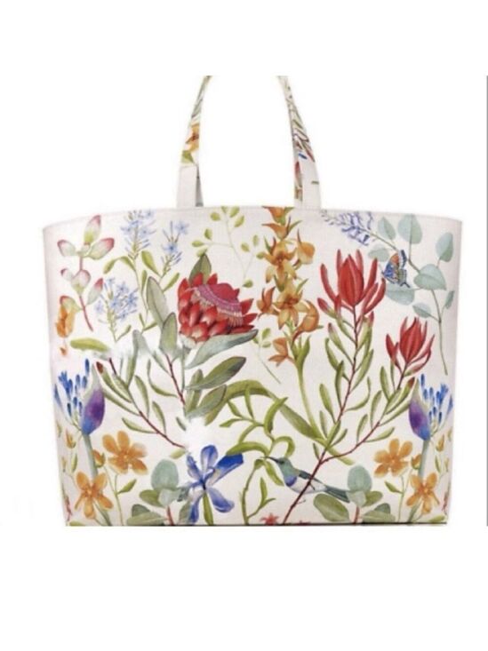 Estee Lauder Handbags - Estee Lauder Women’s Large Floral Canvas Tote Bag 13" x 19" x 4"- NWOT Lined